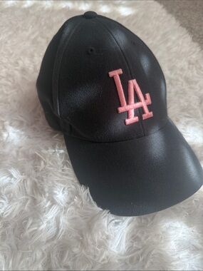 Navy Baseball Cap with Pink LA Logo Pacsun